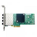 Intel I350-F4 Quad LC SFP Gigabit Fiber PCIe Server Network Adapter