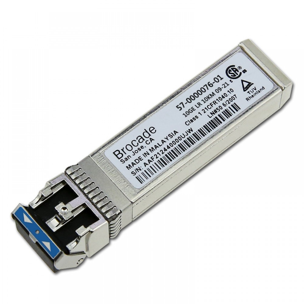 Brocade XBR-000182 10GbE SFP+ LR Transceiver Module (1-pack)