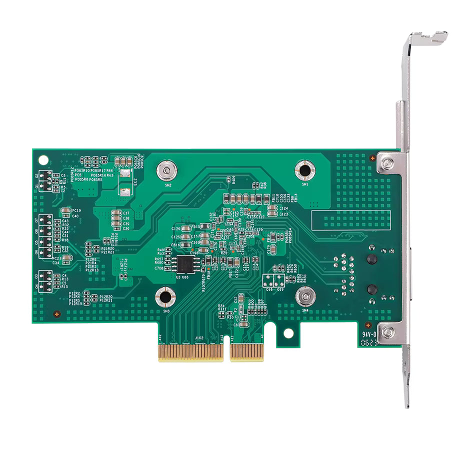 Marvell AQC107 / Intel X550-T1 10GbE Single RJ45 PCIe x4 Ethernet Network Adapter Card