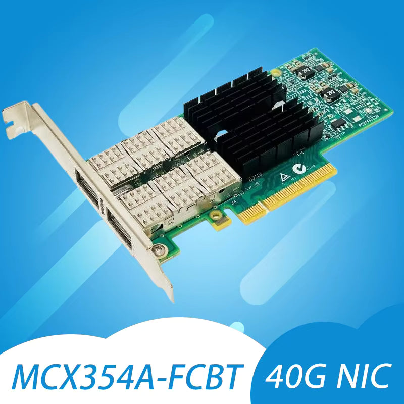 Mellanox MCX354A-FCCT ConnectX-3 VPI 40/56GbE Dual QSFP+ PCIe 3.0 x8 Network Card