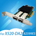 Intel X520-DA2 10GbE Dual SFP+ PCIe x8 Ethernet Network Adapter Card (82599ES Chipset)