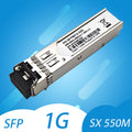 1.25G SFP 1000Base-SX 850nm MMF Transceiver Module, 550m LC DDM, Compatible with Cisco GLC-SX-MMD, Meraki, Fortinet, Ubiquiti UniFi, Mikrotik