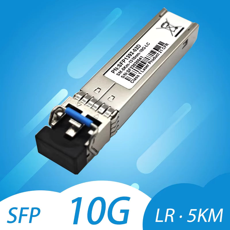 JDSU 10G SFP+ SR Transceiver Module, 10GBase-SR 850nm 300m MMF LC Duplex for Cisco SFP-10G-SR / Mikrotik S+85DLC03D