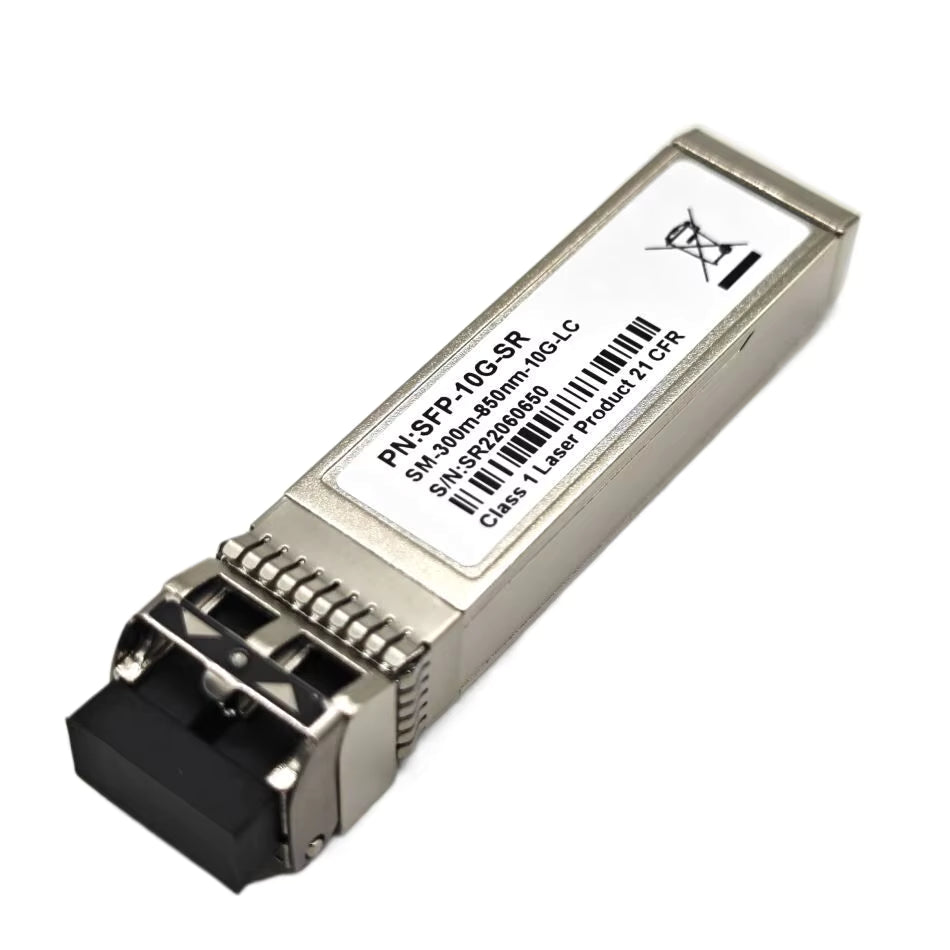 10G SFP+ SR Transceiver Module, 10GBase-SR 850nm 300m MMF LC Duplex for Cisco SFP-10G-SR / Mikrotik S+85DLC03D / Ubiquiti