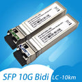 10G BIDI SFP+ Transceiver Module, 10GBase-BX 1270/1330nm SMF LC WDM 10-80km for Cisco Switches