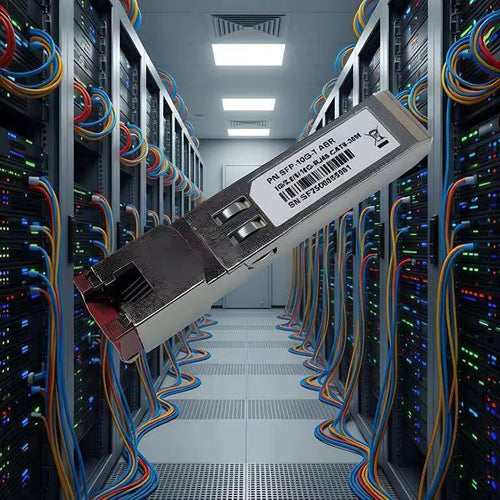 10GBASE-T SFP+ to RJ45 Transceiver Module, Multi-Rate 10G/5G/2.5G/1G Copper SFP+ Ethernet Module for Cisco SFP-10G-T, Mikrotik, HPE Switches