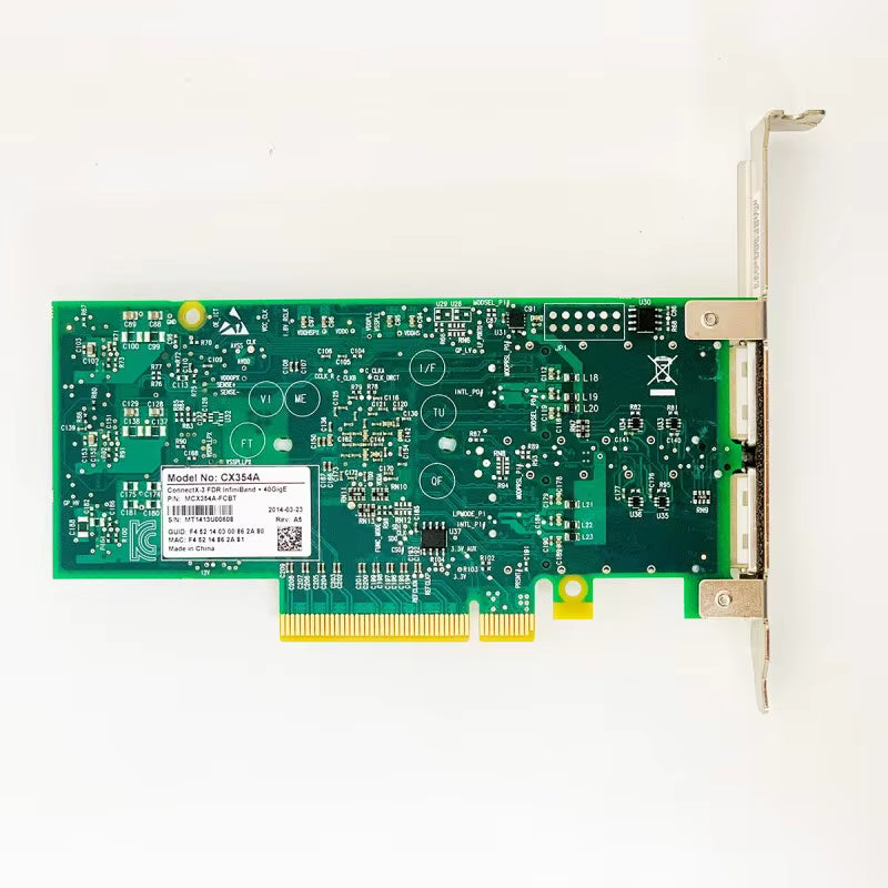 Mellanox MCX354A-FCCT ConnectX-3 VPI 40/56GbE Dual QSFP+ PCIe 3.0 x8 Network Card