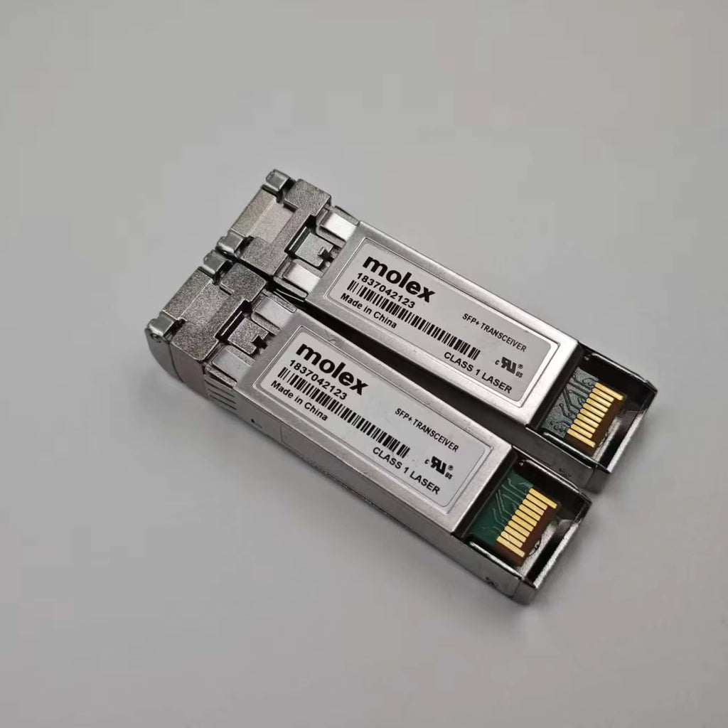 Molex 10G SFP+ Transceiver Module, 10GBase-LR 1310nm 5km SMF LC Duplex for Cisco / Mikrotik Switches