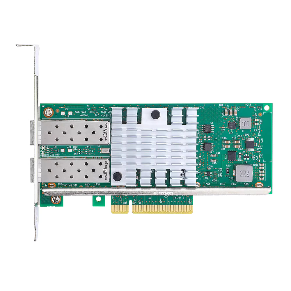 Intel X520-DA2 10Gb SFP+ PCIe x8 Network Card, 82599ES Chip, Dual SFP+ Port Ethernet Adapter