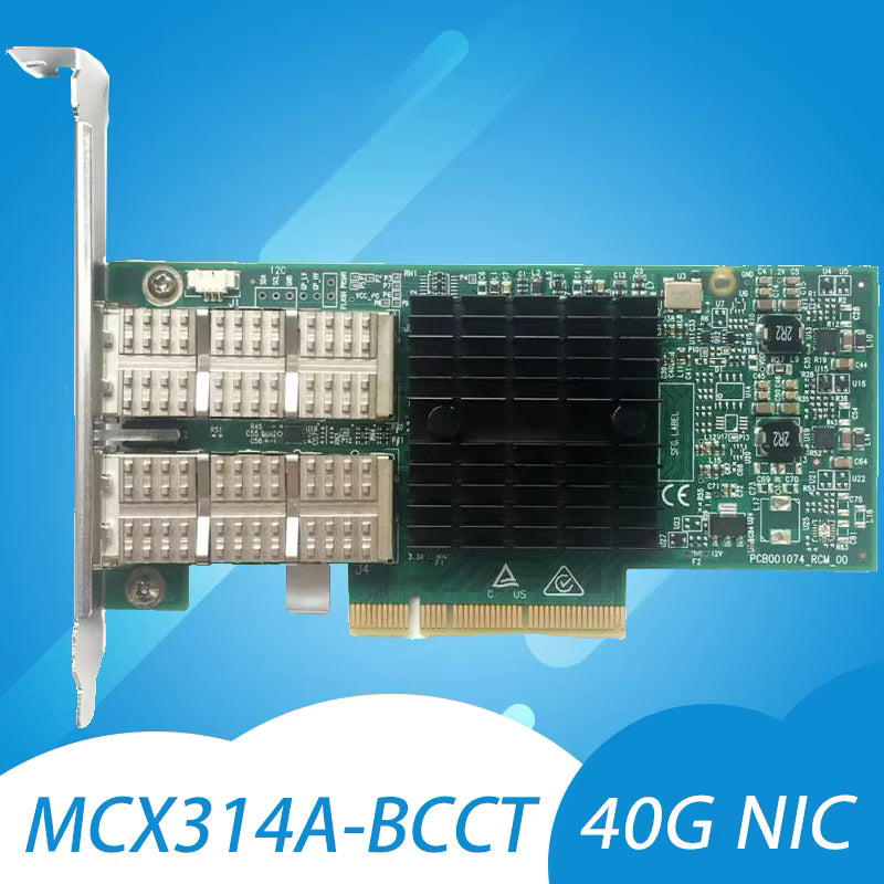 Mellanox MCX314A-BCCT ConnectX-3 Pro 40GbE QSFP+ PCIe 3.0 x8 Ethernet/InfiniBand Network Adapter Card