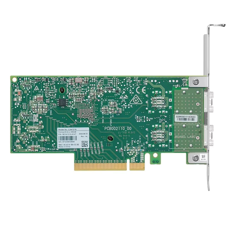 Mellanox MCX4121A-ACAT ConnectX-4 25GbE Dual SFP28 PCIe 3.0 x8 Ethernet Network Adapter Card