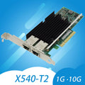 Intel X540-T2 10GbE Dual RJ45 Copper PCIe x8 Ethernet Network Adapter Card