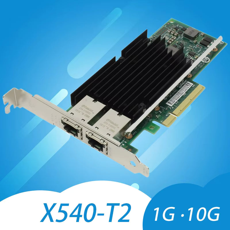 Intel X540-T2 10GbE Dual RJ45 Copper PCIe x8 Ethernet Network Adapter Card
