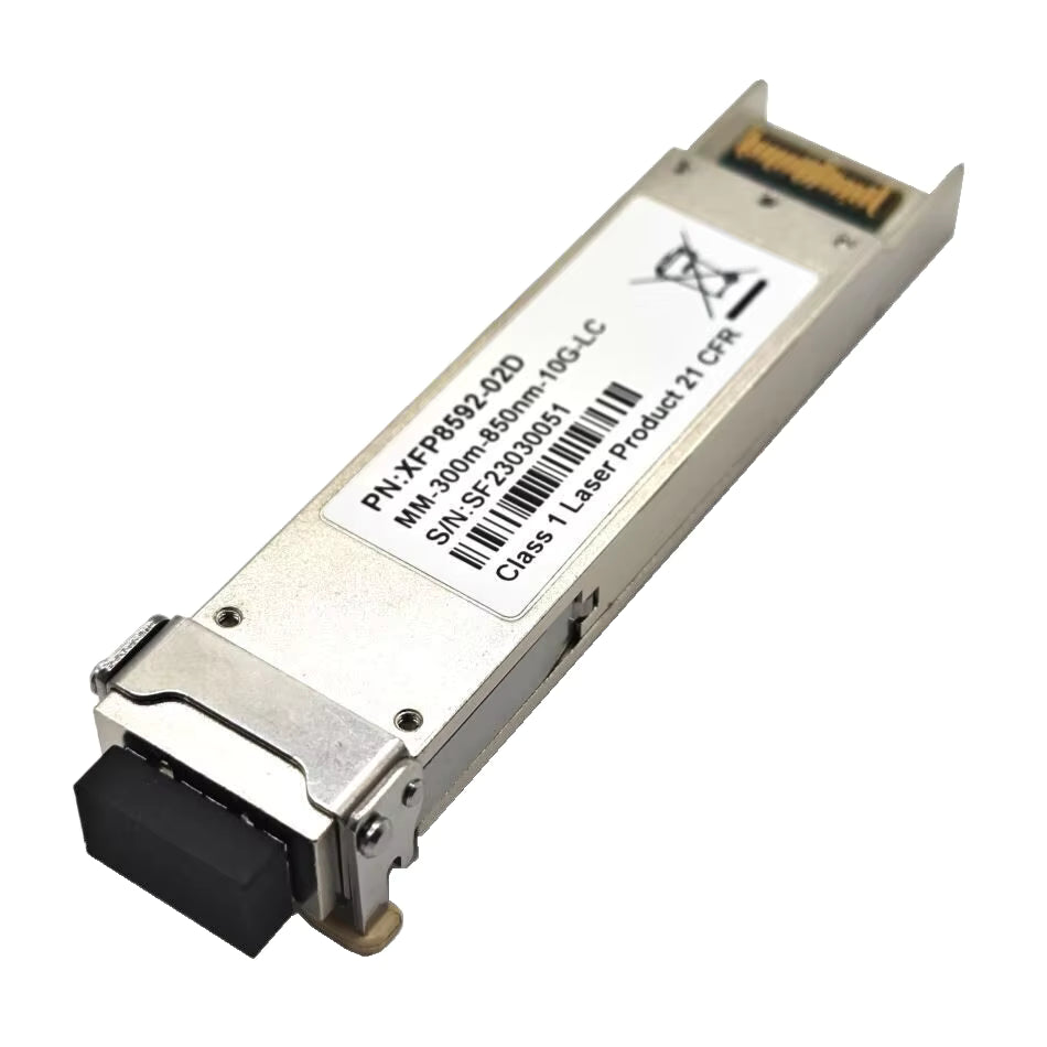 XFP 10G SR Transceiver Module, 10GBase-SR 850nm 300m MMF LC Duplex with DOM Support