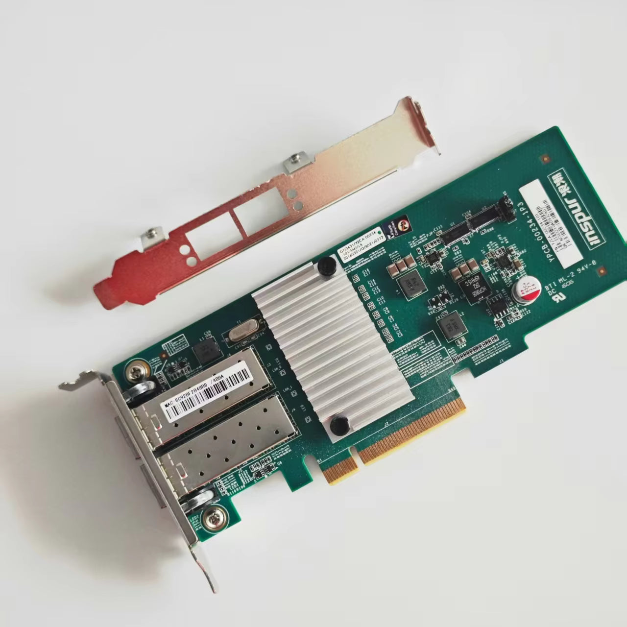 Intel X520-DA2 10GbE Dual SFP+ PCIe x8 Ethernet Network Adapter Card (82599ES Chipset)