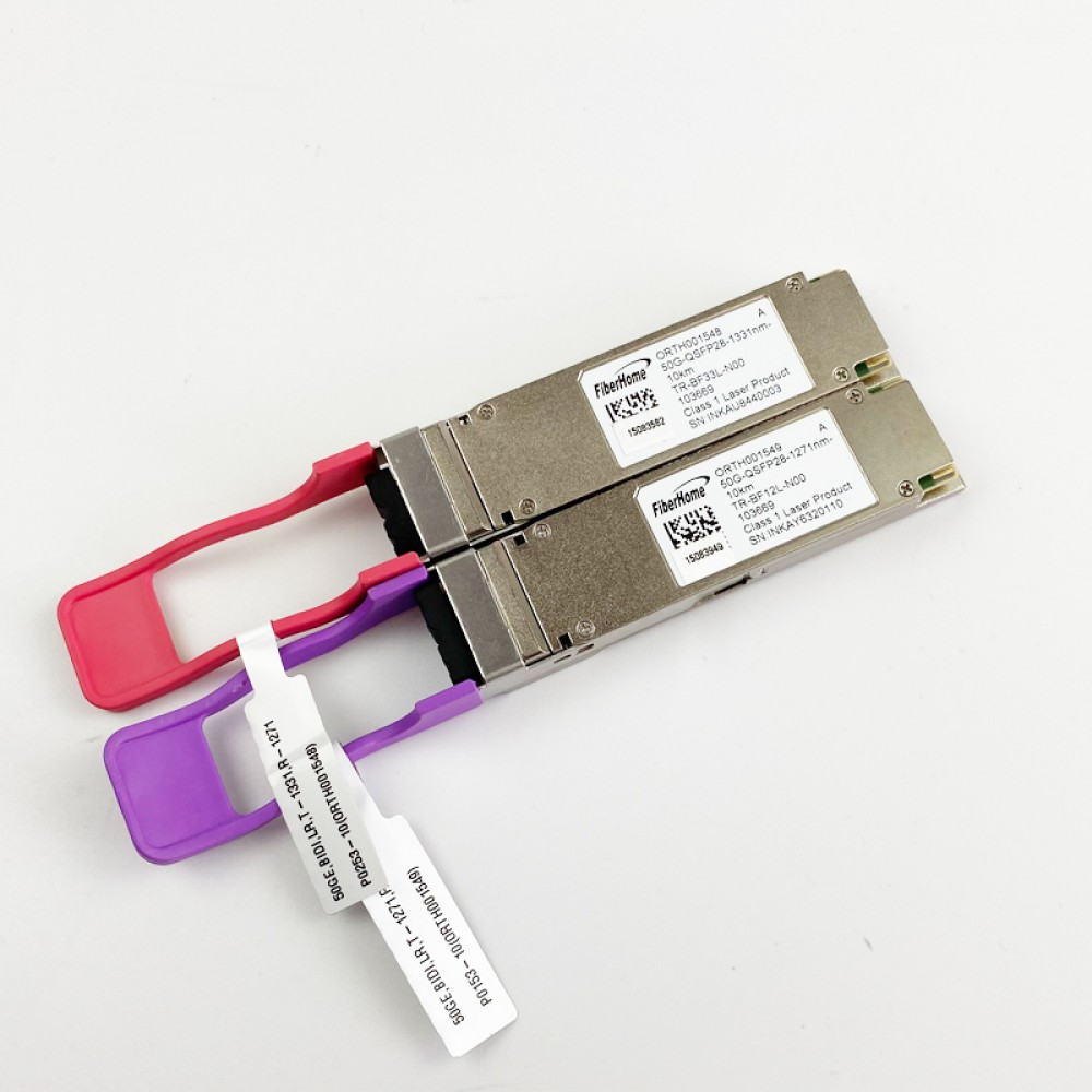 FiberHome 50G QSFP28 1271nm 10km BIDI Transceiver Module Full English Datasheet