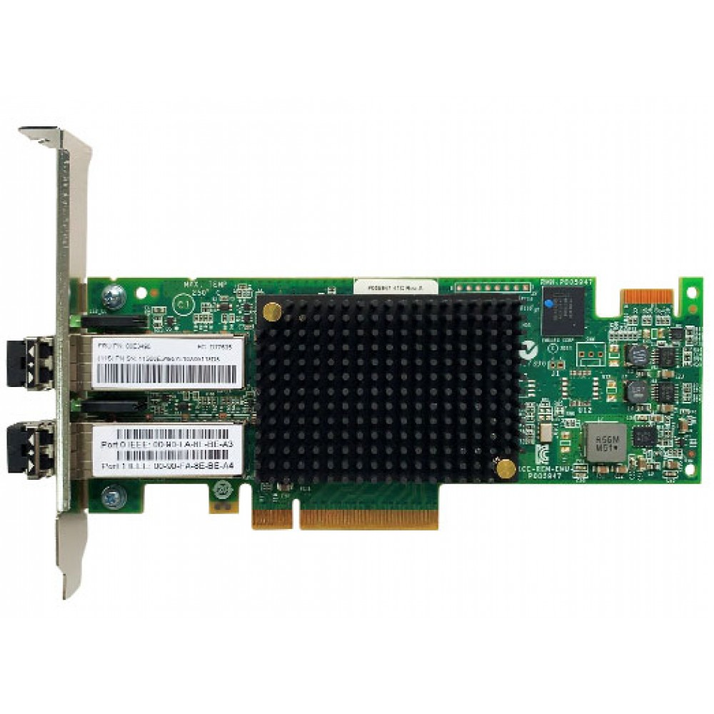 IBM 00E9266 (FRU 00E3496) Emulex Dual-Port 16Gb Fibre Channel HBA PCIe2.0 x8 Full Datasheet