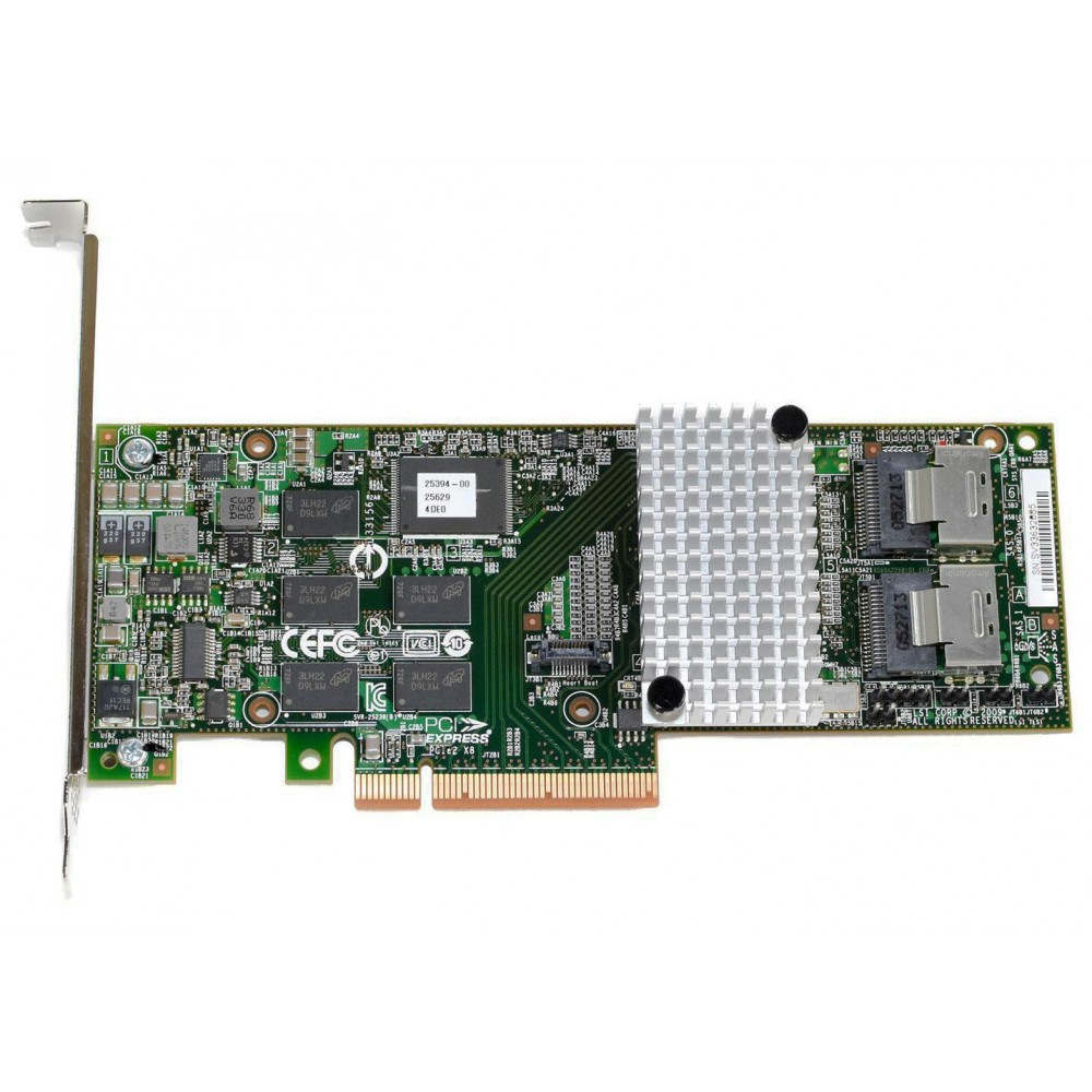 Broadcom 3ware 9750-8i LSI00214 PCIe2.0 x8 8-Port Internal 6Gb/s SATA/SAS Hardware RAID Controller