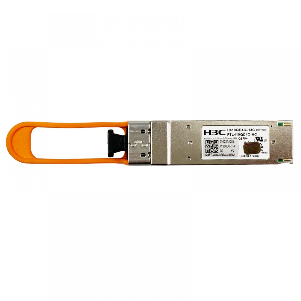 H3C QSFP-40G-CSR4-MM850 40GBASE-CSR4 QSFP+ 850nm 400m MTP/MPO DOM MMF Optical Transceiver Full Datasheet
