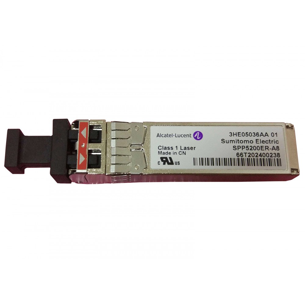 Alcatel-Lucent 3HE05036AA SFP+ 10GE ER 40km Optical Transceiver Module
