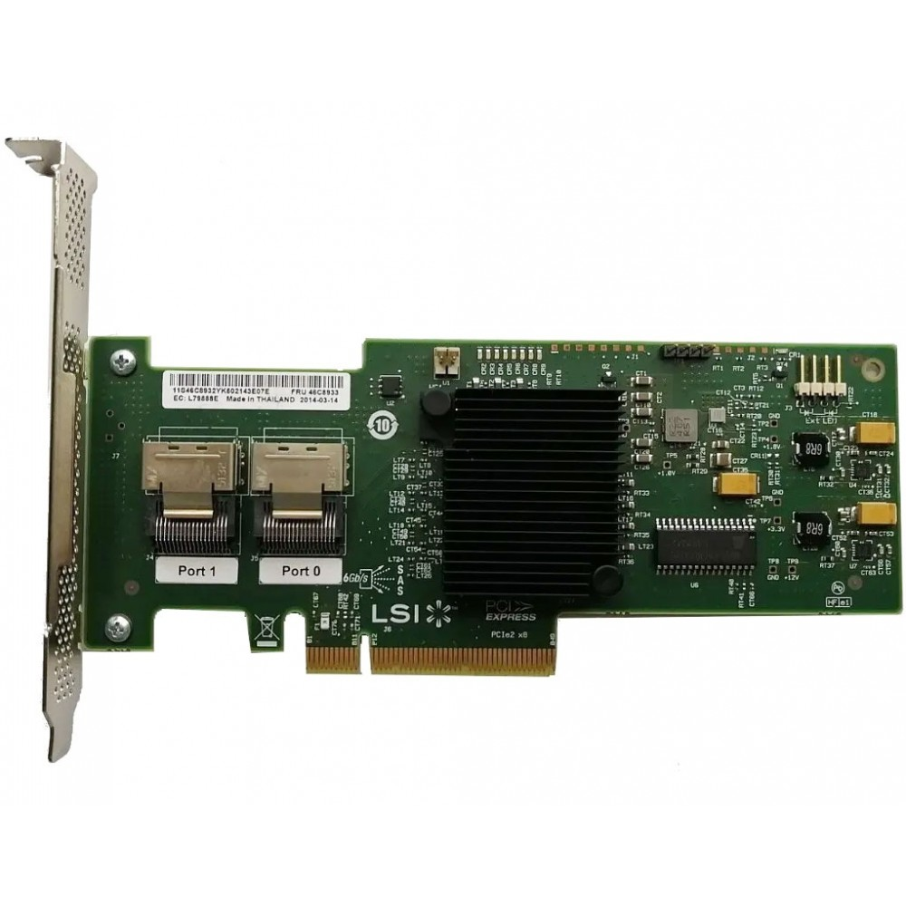 Broadcom LSI 9220‑8i (IBM M1015‑46M0861) PCIe2.0 RAID‑Mode Controller (Can be flashed to IT‑Mode HBA)