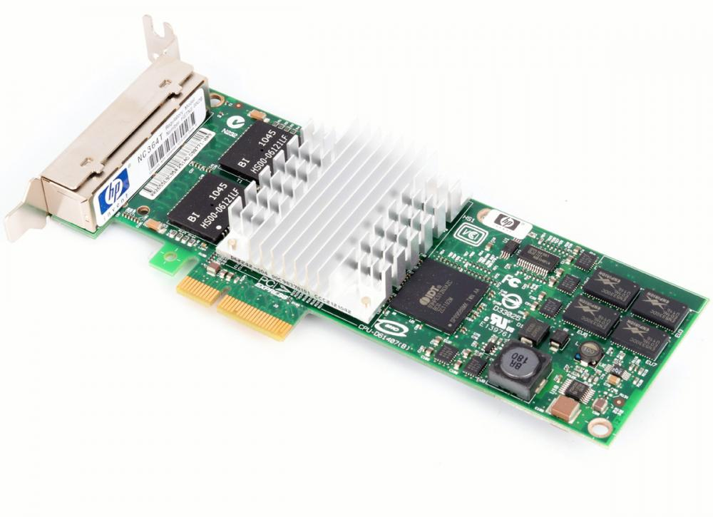 HPE NC364T PCI-E Quad Port Gigabit Server Adapter (435508-B21)