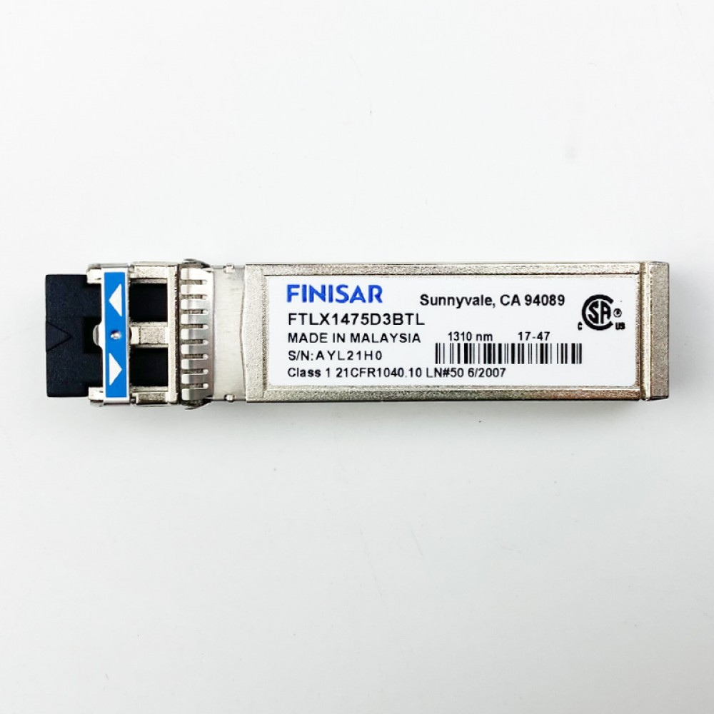 Finisar FTLX1475D3BTL 10GBASE-LR Industrial Temperature SFP+ Transceiver