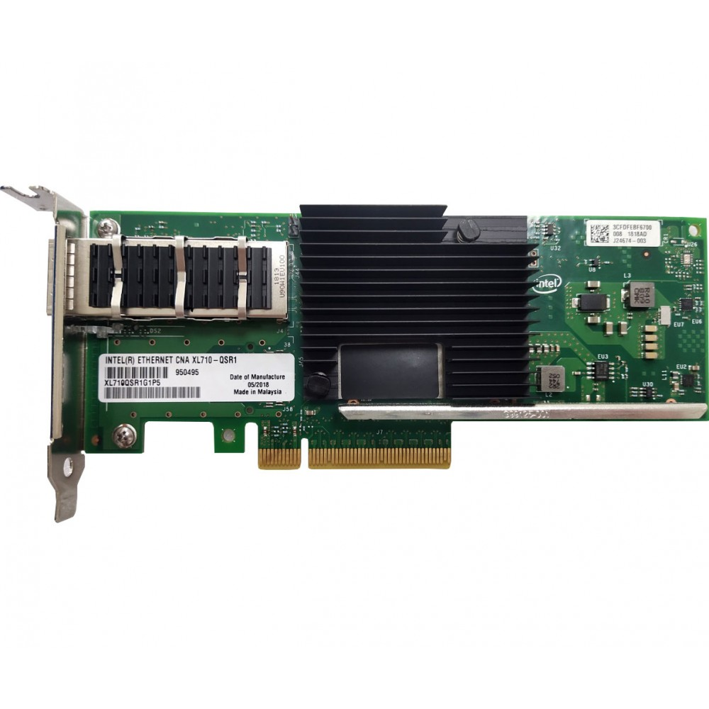 Intel XL710QSR1G1P5 Single Port 40G QSFP+ PCIe Converged Network Adapter (XL710-QSR1)