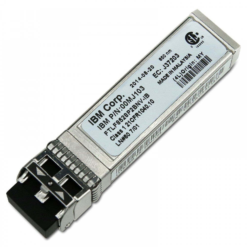 IBM 00MJ103 8Gb FC SW SFP Fibre Channel Optical Transceiver Full Datasheet