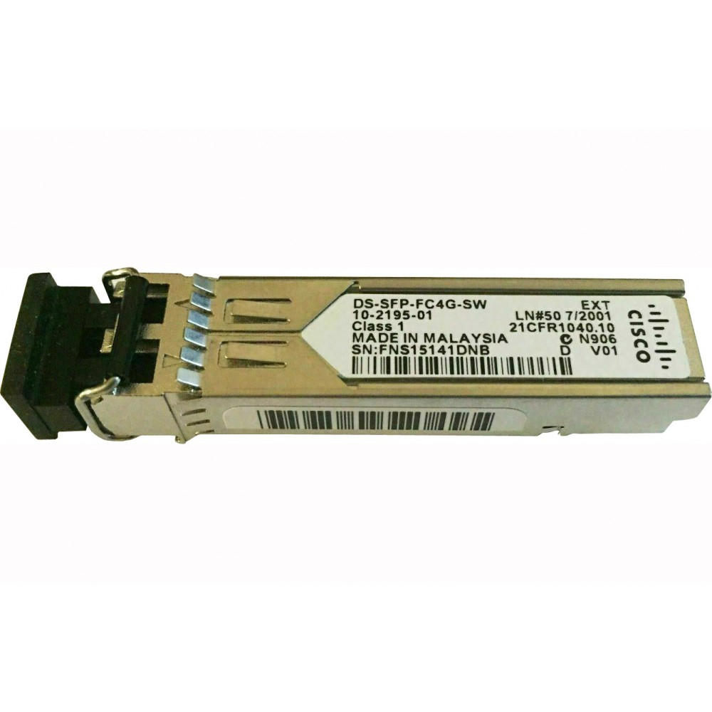 Cisco DS-SFP-FC4G-SW 1/2/4Gbps Fibre Channel SFP Transceiver