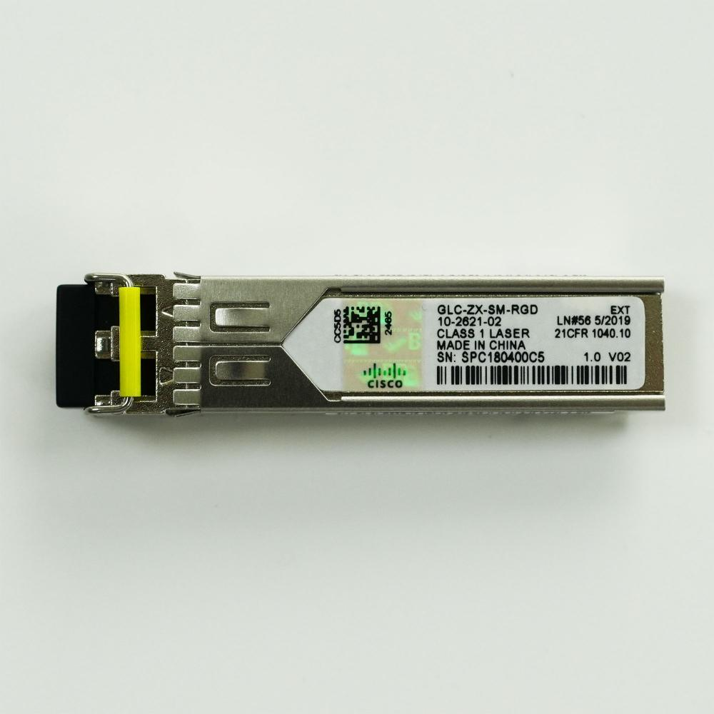 Cisco GLC-ZX-SM-RGD 1000BASE-ZX Rugged SFP Transceiver