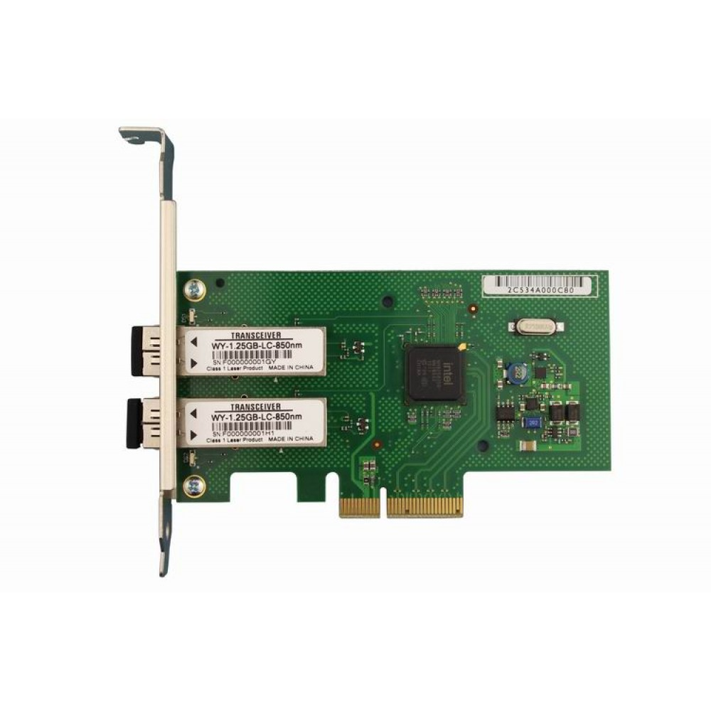 Intel I340-F2 Dual Gigabit LC Multi-Mode Fiber PCIe Server Network Adapter (82580 Chip)