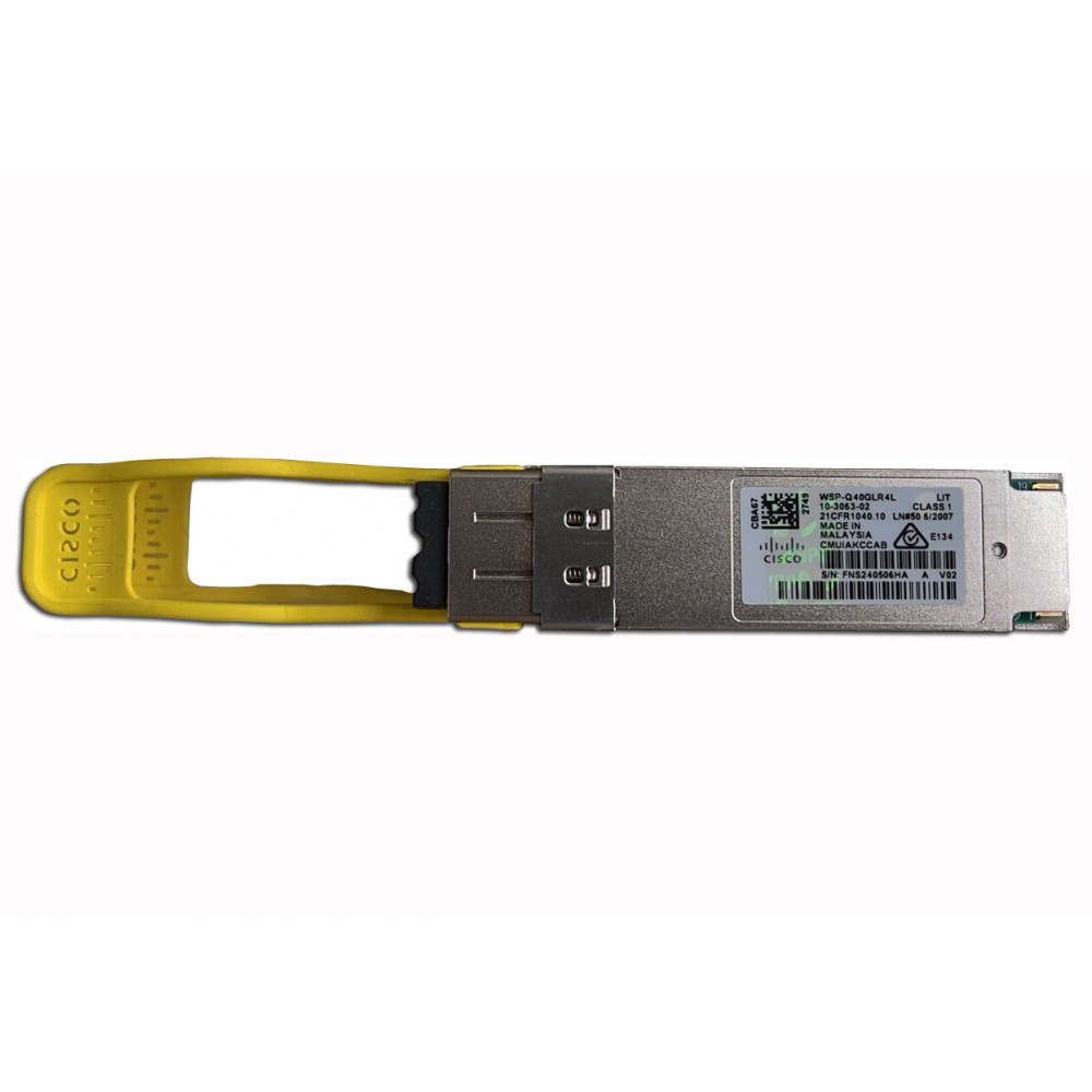 Cisco WSP-Q40GLR4L Original QSFP LR4 Optical Transceiver