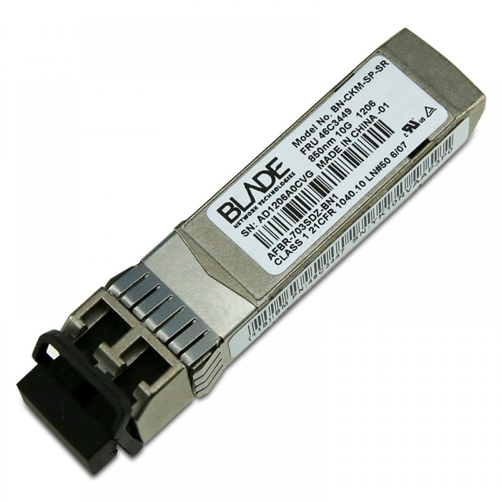 IBM 46C3449 (FRU 46C3447/46C3448) 10G SR SFP+ Optical Transceiver Full Datasheet