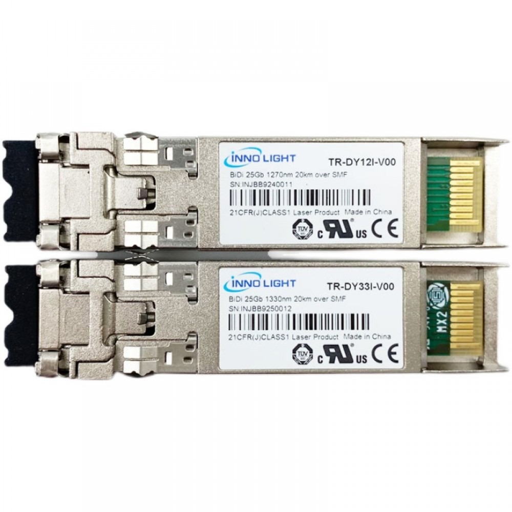 Innolight TR-DY33I-V00 10G/25G BIDI SFP+ 20km Single-mode Optical Transceiver Datasheet