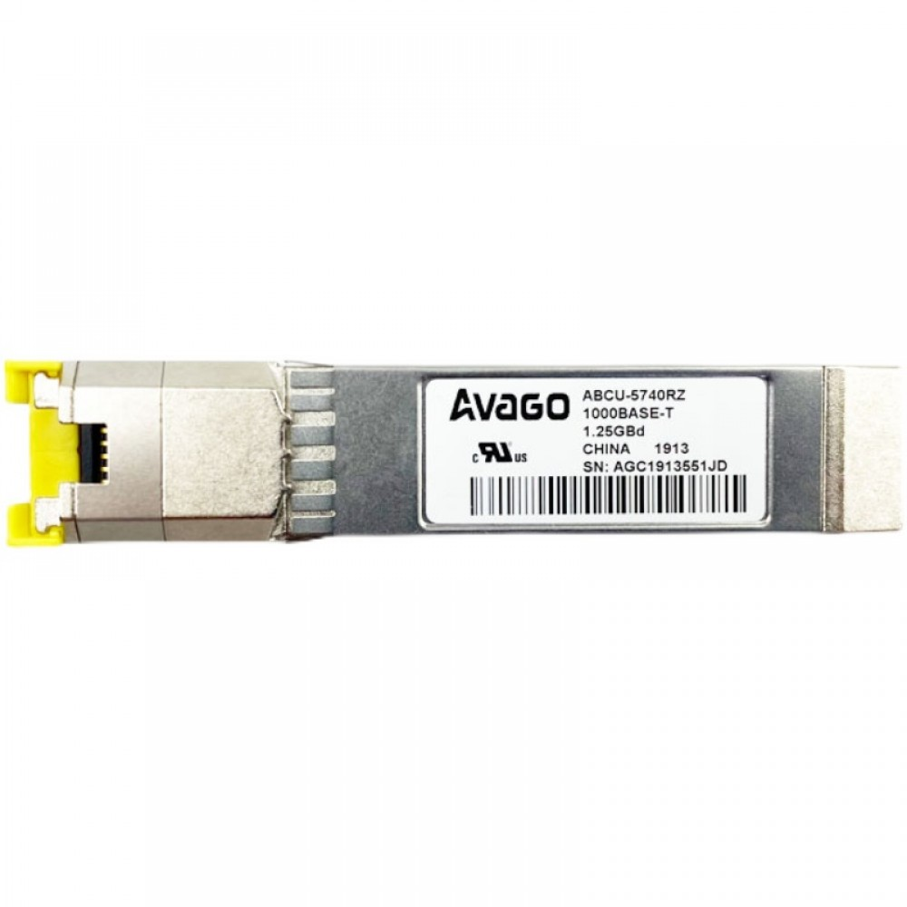Avago ABCU-5740RZ 1000BASE-T RJ45 Copper SFP Transceiver Module
