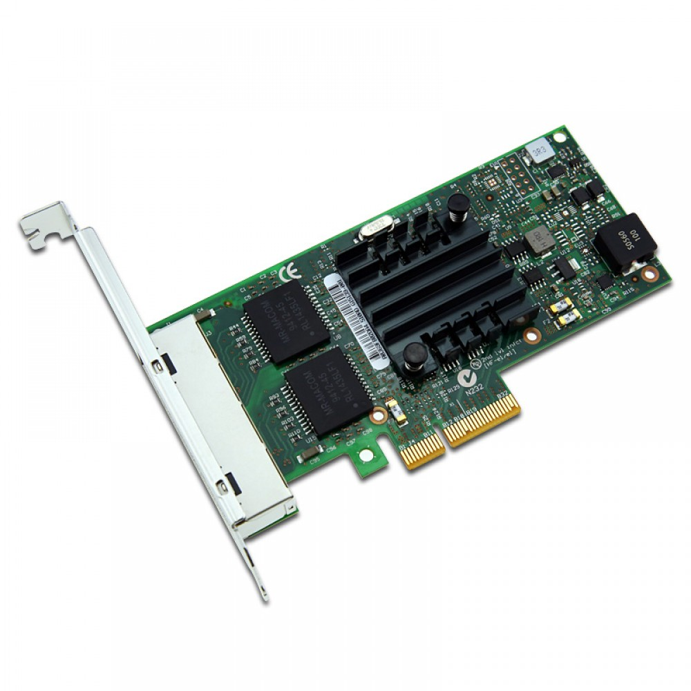 Intel I350-T4 Quad Gigabit RJ45 Copper PCIe v2.1 x4 Server Network Adapter