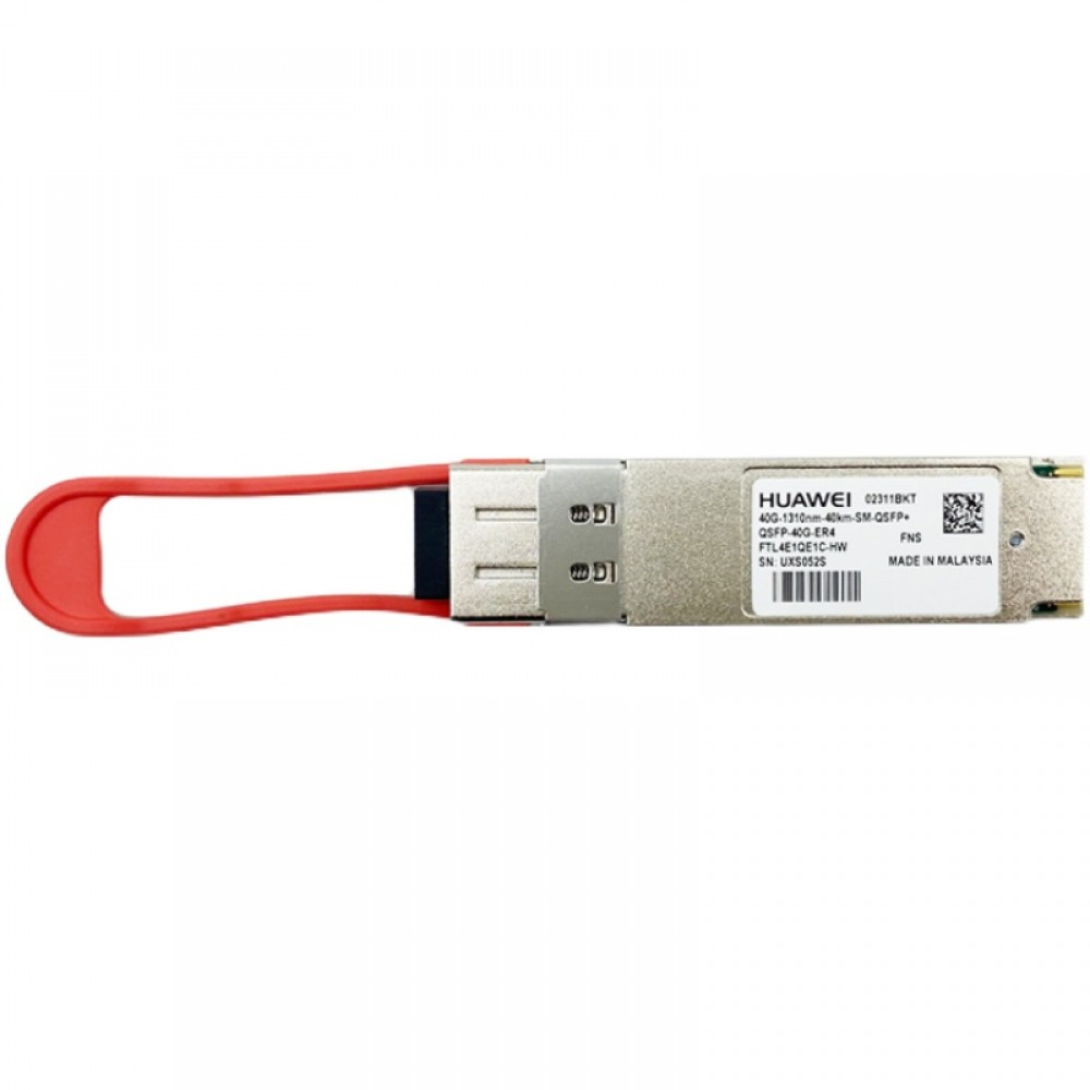 Huawei QSFP+ 40G ER4 40km Long-haul Single-mode WDM Optical Module PN:02311BKT