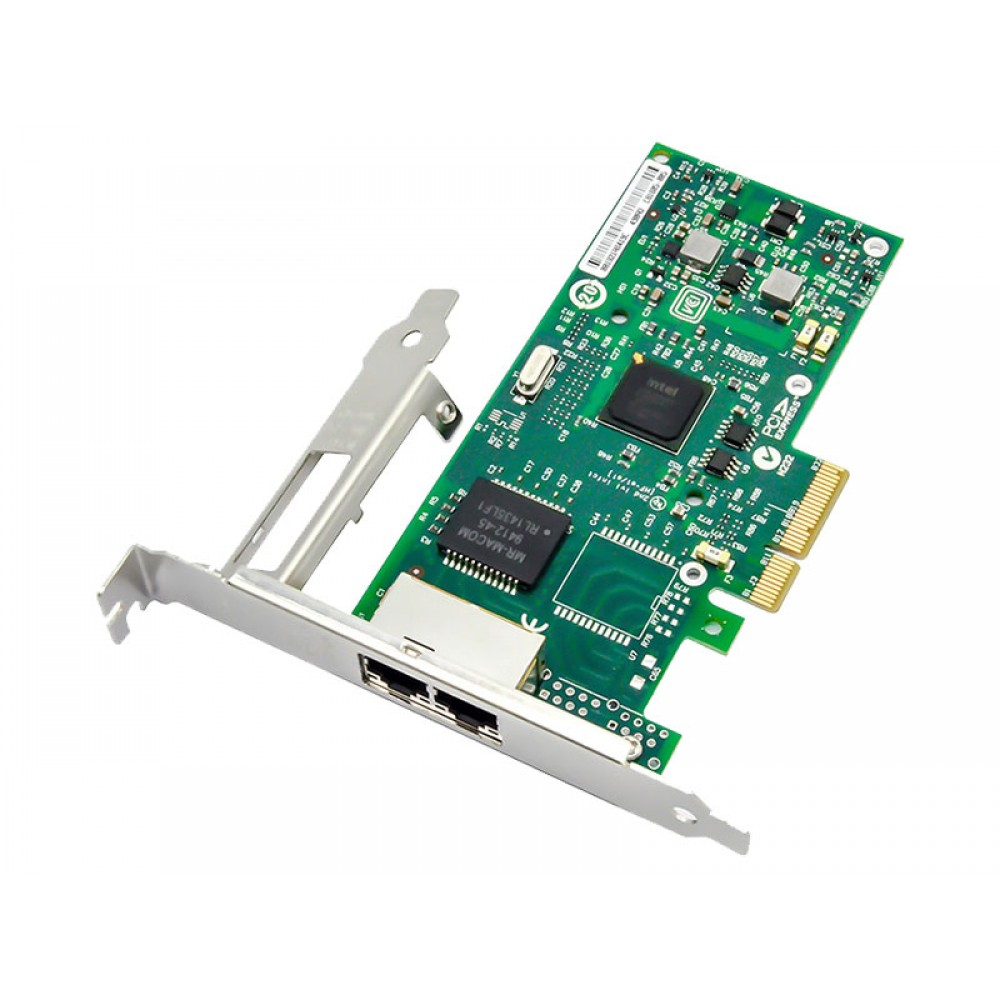 Intel I340-T2 Dual Gigabit RJ45 Copper PCIe Server Network Adapter