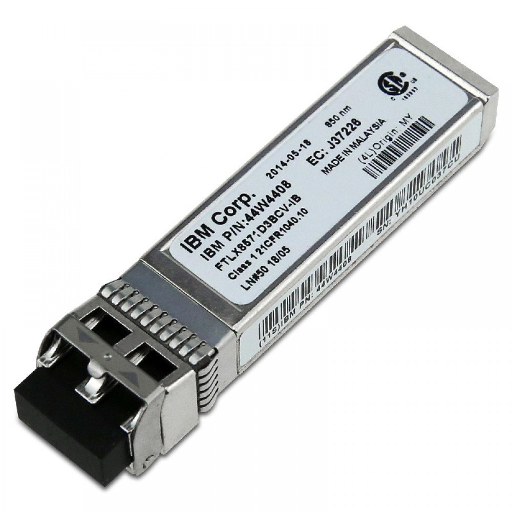 IBM 44W4408 (Finisar FTLX8571D3BCV-IB) 10GBASE-SR SFP+ Optical Transceiver Full Datasheet
