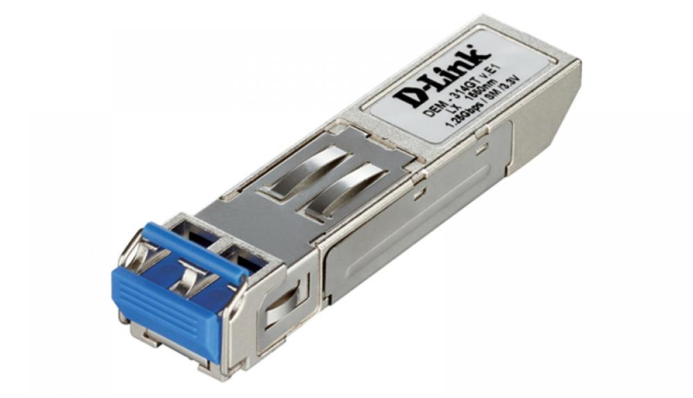 D-Link DEM-314GT SFP 1000BASE-LX Long-Reach Single-Mode Gigabit Transceiver