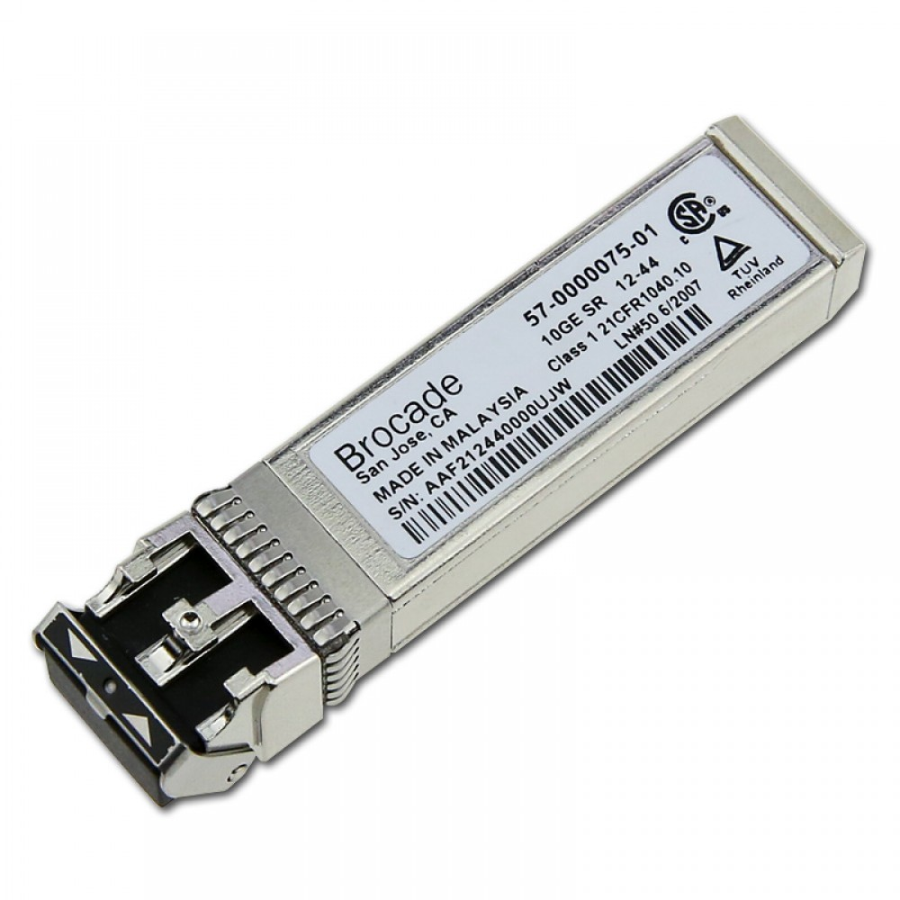 Brocade XBR-000180 10GbE SFP+ SR Transceiver Module (1-pack)