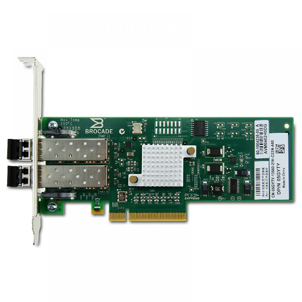 Brocade BR-825-0010 Dual Port 8Gbps Fibre Channel to PCIe Host Bus Adapter