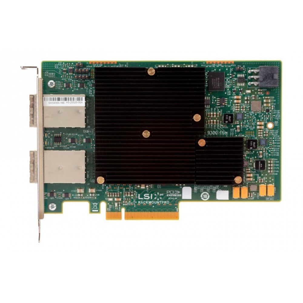 Broadcom LSI 9300‑16e PCIe3.0 IT‑Mode 12G SAS Tri‑Mode External‑Only HBA Storage Adapter