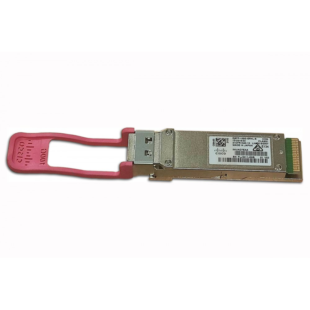 Cisco QSFP-100G-ER4L-S Original QSFP28 ER4-Lite Optical Transceiver