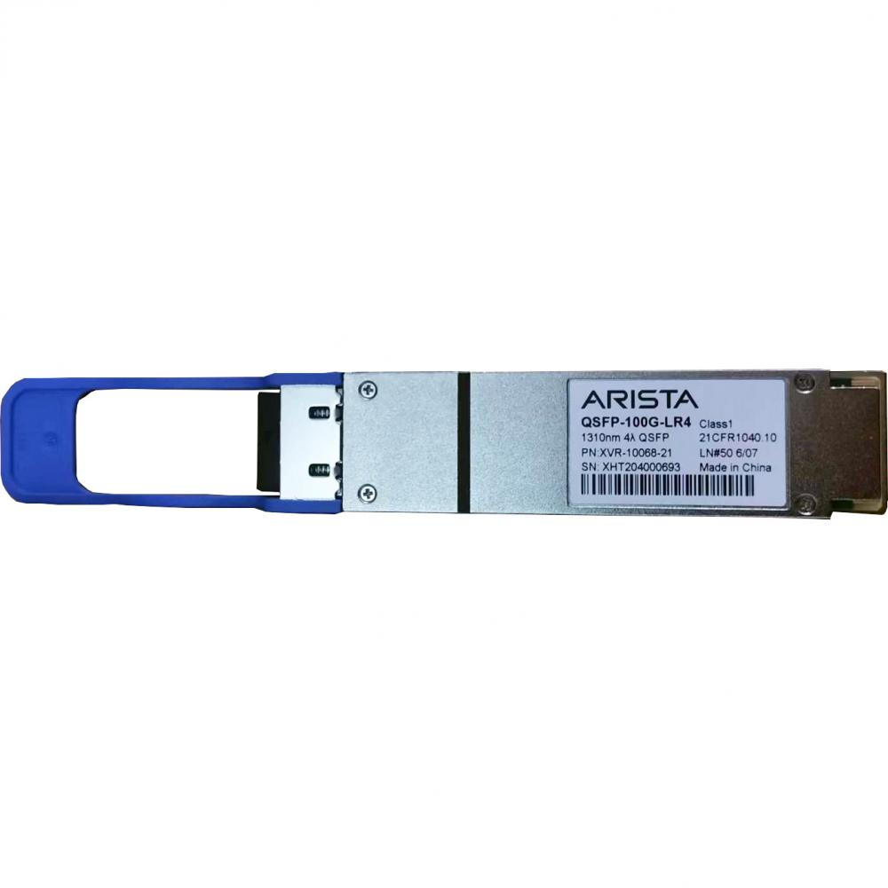 Arista QSFP-100G-LR4 (XVR-10068-21) 100G QSFP28 LR4 Single-Mode Optical Transceiver Module (1310nm, Duplex LC, 10km DDM)