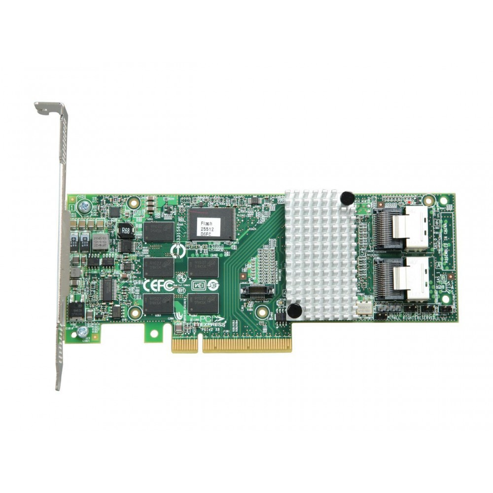 Broadcom LSI 9261‑8i PCIe2.0 MegaRAID RAID Controller (Flashable IT-Mode HBA)