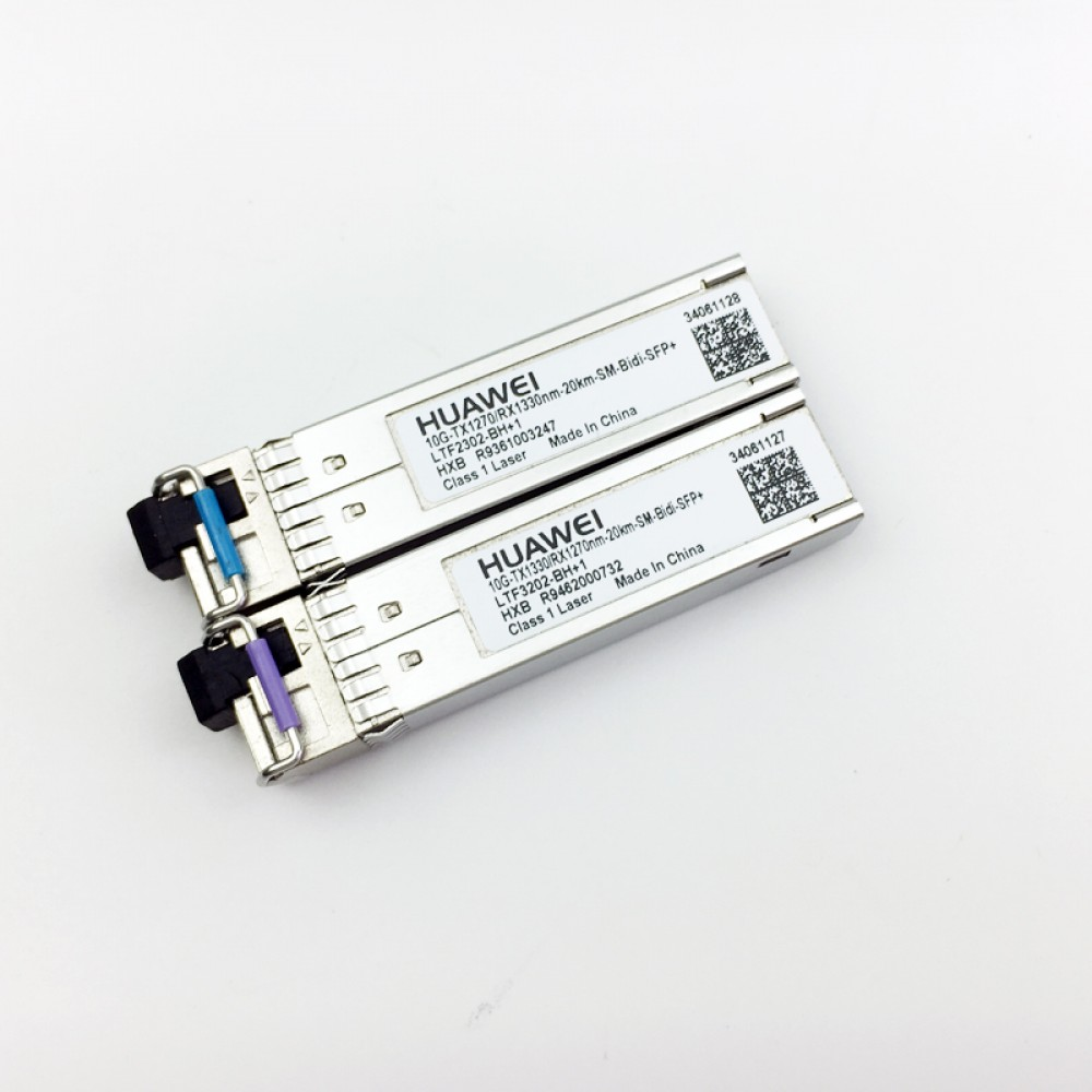 Huawei 10G BiDi 20km SFP+ Single-mode Optical Module PN:34061128