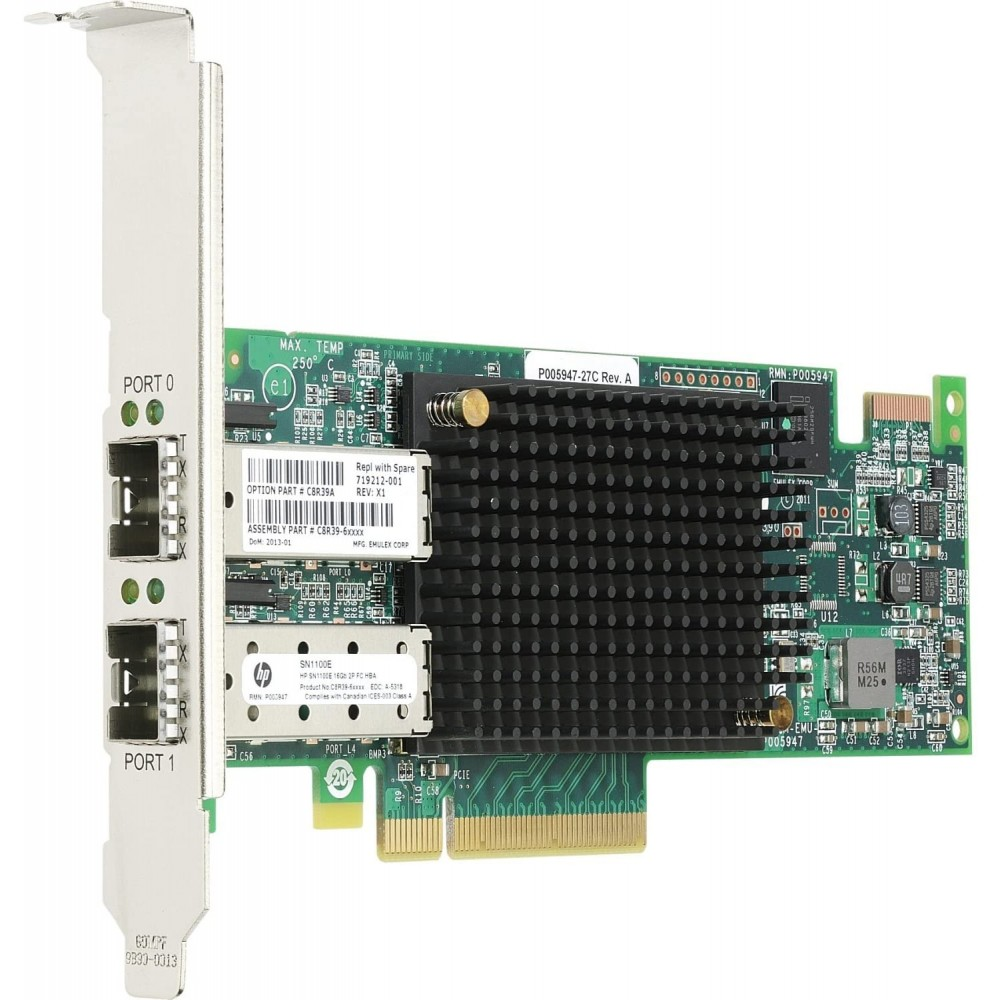 HPE SN1000E 16Gb 2-Port PCIe Fibre Channel Host Bus Adapter (QR559A)