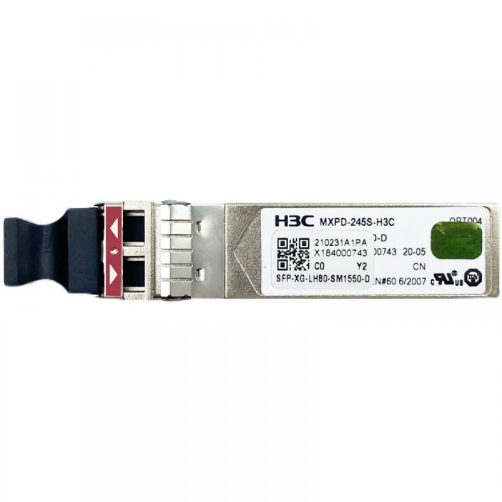 H3C SFP-XG-LH80-SM1550-D 10GBASE-ZR SFP+ 1550nm 80km DOM LC SMF Transceiver Module Full English Datasheet